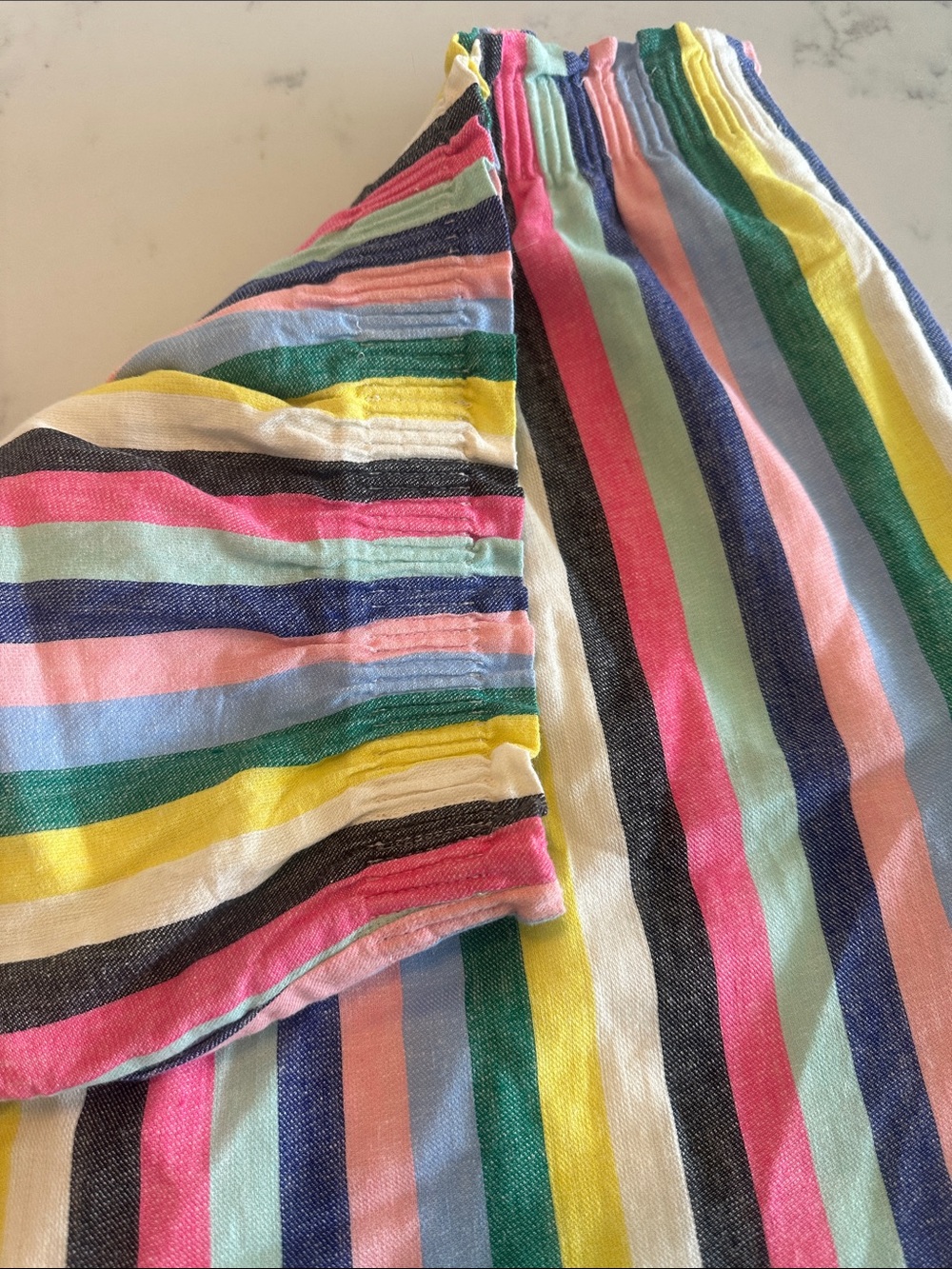 J. Crew Rainbow Vertical Stripe Mini Skirt - Picture 6 of 6